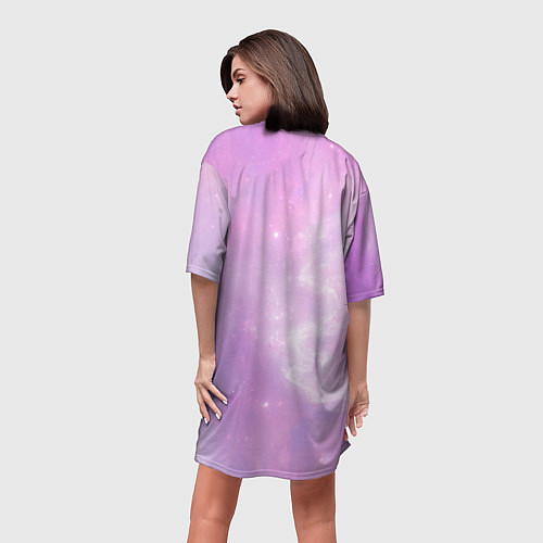 Женская длинная футболка Impostor Unicorn / 3D-принт – фото 4