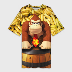 Женская длинная футболка Dk