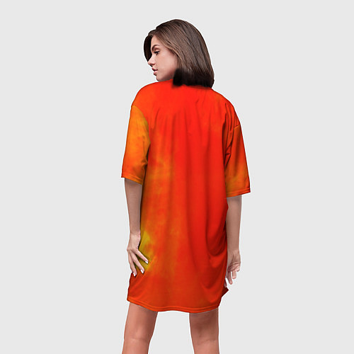 Женская длинная футболка Queens Gambit Ход Королевы / 3D-принт – фото 4