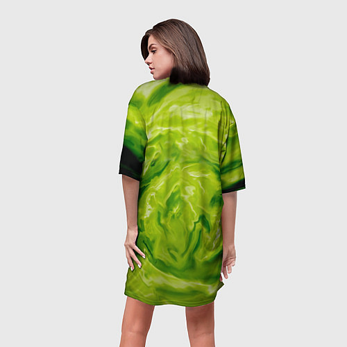 Женская длинная футболка Репер - OG Buda / 3D-принт – фото 4