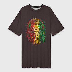 Женская длинная футболка Bob lion