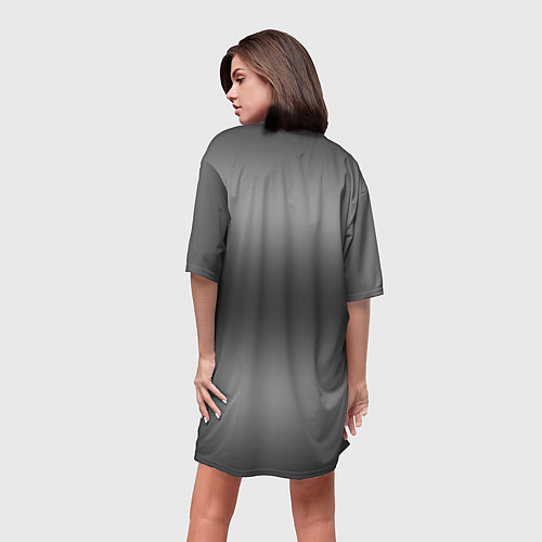 Женская длинная футболка RENAULT / 3D-принт – фото 4