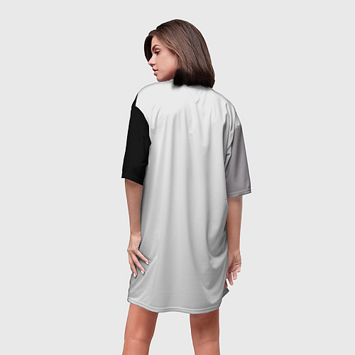 Женская длинная футболка GHOSTEMANE / 3D-принт – фото 4