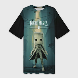 Женская длинная футболка Little Nightmares
