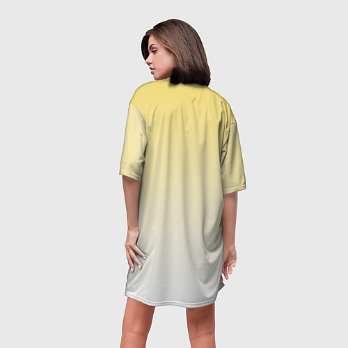 Женская длинная футболка Лабрадор ретривер пес / 3D-принт – фото 4