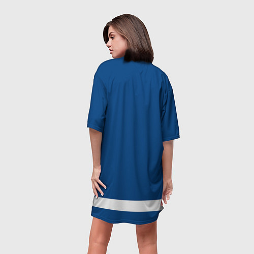 Женская длинная футболка Тампа-Бэй Лайтнинг Форма1 / 3D-принт – фото 4