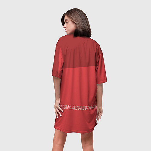 Женская длинная футболка День России / 3D-принт – фото 4