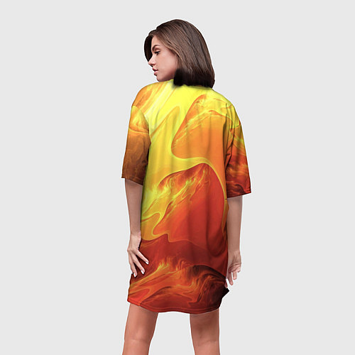 Женская длинная футболка Шаман Кинг Хао Зик / 3D-принт – фото 4