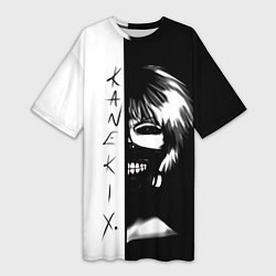 Женская длинная футболка Kaneki X Tokyo Ghoul