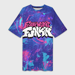 Футболка женская длинная Friday Night Funkin, цвет: 3D-принт