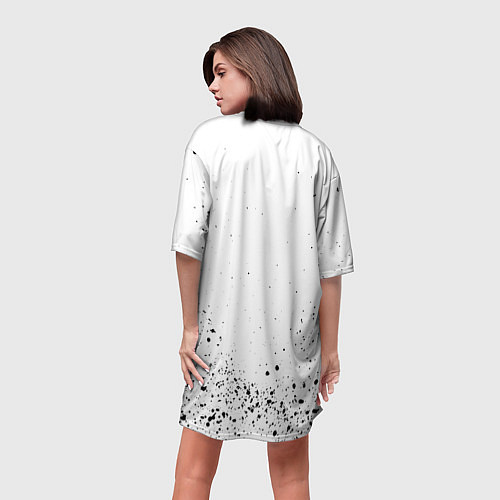 Женская длинная футболка ONE PIECE ВАН ПИС / 3D-принт – фото 4