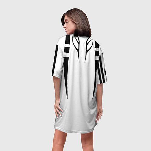 Женская длинная футболка ИТАДОРИ ТАТУ JUJUTSU KAISEN / 3D-принт – фото 4