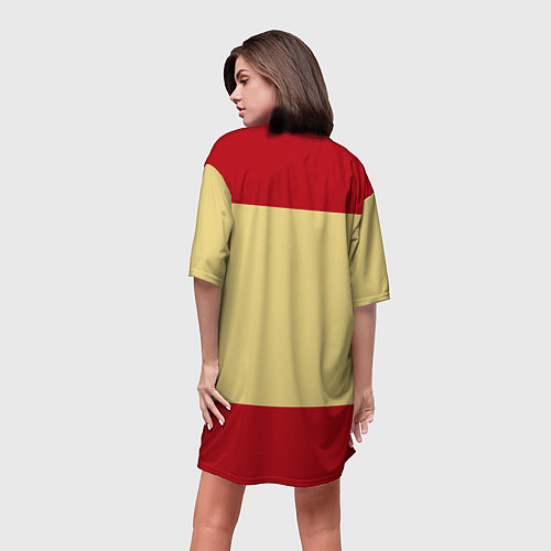 Женская длинная футболка Столичная Stolichnaya / 3D-принт – фото 4