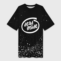 Женская длинная футболка DEAD INSIDE