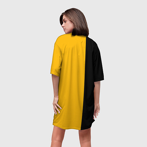 Женская длинная футболка NHL BOSTON BRUINS / 3D-принт – фото 4