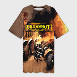 Женская длинная футболка Crossout Online