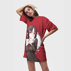 Футболка женская длинная Kaguya Love, цвет: 3D-принт — фото 2