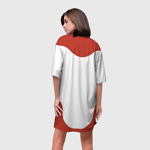 Женская длинная футболка Костюм Омни-Мэна / 3D-принт – фото 4
