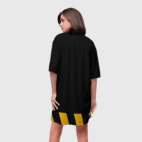 Женская длинная футболка BOSTON BRUINS / 3D-принт – фото 4