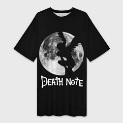 Женская длинная футболка Мрачный Рюк Death Note