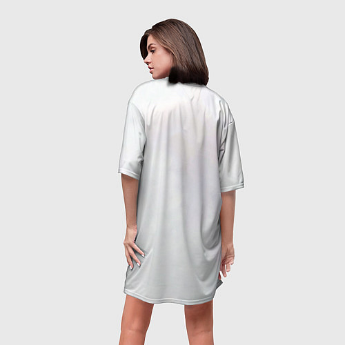 Женская длинная футболка Для тебя, БессмертныйФуши / 3D-принт – фото 4