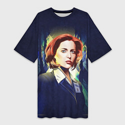 Женская длинная футболка Dana Scully