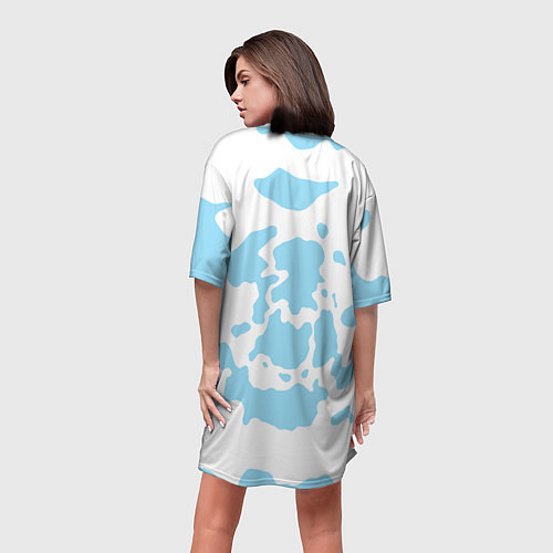 Женская длинная футболка Команда Эффекта массы / 3D-принт – фото 4