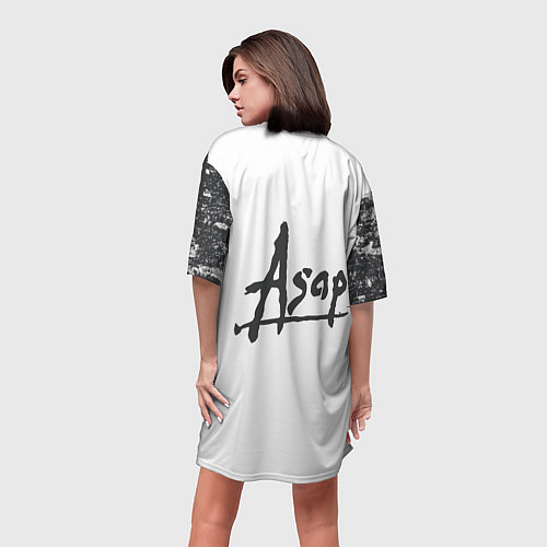 Женская длинная футболка ASAP ROCKY АСАП спина Z / 3D-принт – фото 4