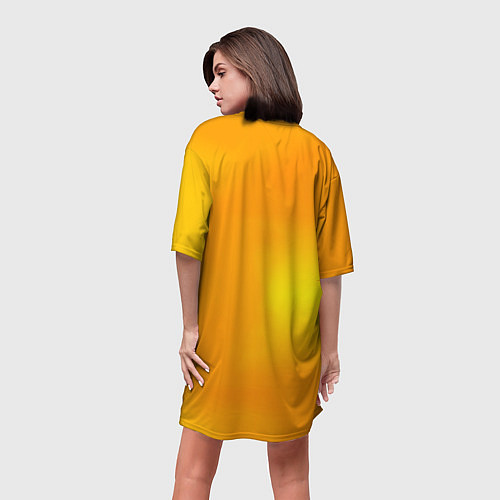 Женская длинная футболка Кори Тейлор / 3D-принт – фото 4