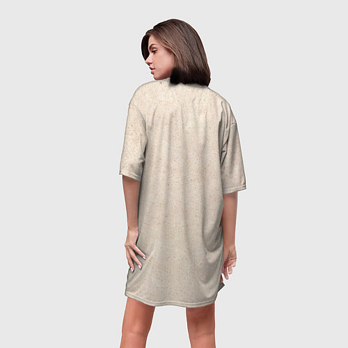 Женская длинная футболка P S ДДТ / 3D-принт – фото 4