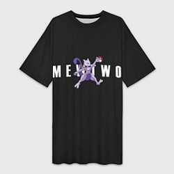 Женская длинная футболка Mewtwo x nba