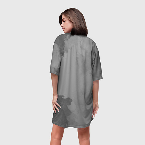 Женская длинная футболка Тилль Линдеманн РАМШТАЙН Z / 3D-принт – фото 4