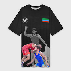 Женская длинная футболка Dagestan wrestling Uguev