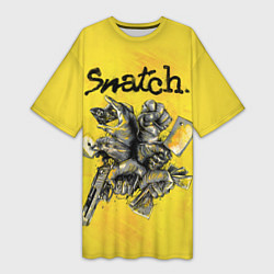 Женская длинная футболка Snatch: Art