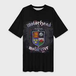 Женская длинная футболка Shield of Motorhead
