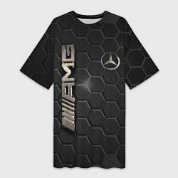Женская длинная футболка MERCEDES LOGO BRONZE