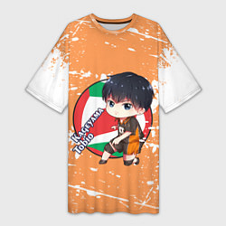 Женская длинная футболка Kageyama tobio Haikyu Z