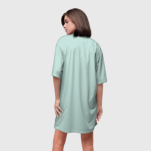 Женская длинная футболка Мэтт Смитт / 3D-принт – фото 4