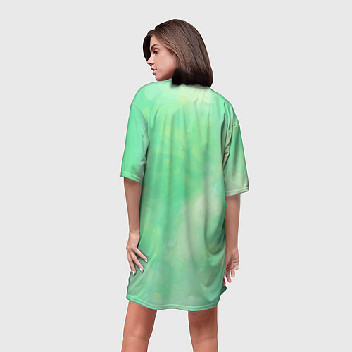 Женская длинная футболка Тако делает сэлфи / 3D-принт – фото 4