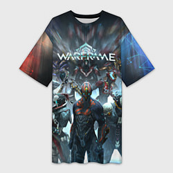 Футболка женская длинная WARFRAME ВАРФРЕЙМ Z, цвет: 3D-принт