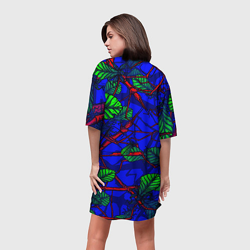 Женская длинная футболка FAMAS Ghost Insects / 3D-принт – фото 4