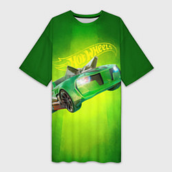 Женская длинная футболка Hot Wheels Хот Вилс