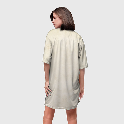 Женская длинная футболка Силуэт Нейта Дрейка Uncharted / 3D-принт – фото 4