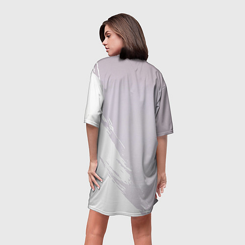 Женская длинная футболка Царь единорогов / 3D-принт – фото 4