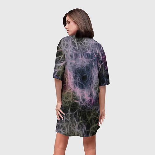 Женская длинная футболка Космический Ковбой Бибоп / 3D-принт – фото 4