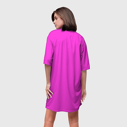 Женская длинная футболка Игрок в кальмара 067 / 3D-принт – фото 4