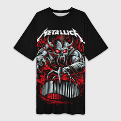 Женская длинная футболка Metallica - Hardwired To Self-Destruct