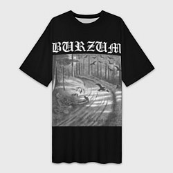 Женская длинная футболка Burzum Hvis lyset tar oss