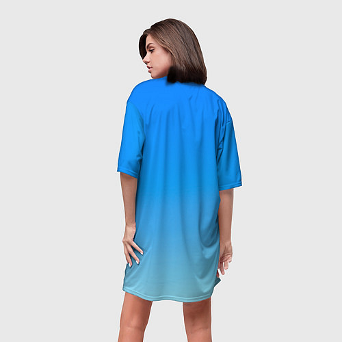 Женская длинная футболка Монстр буДАбу / 3D-принт – фото 4