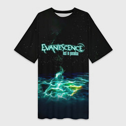 Женская длинная футболка Evanescence lost in paradise